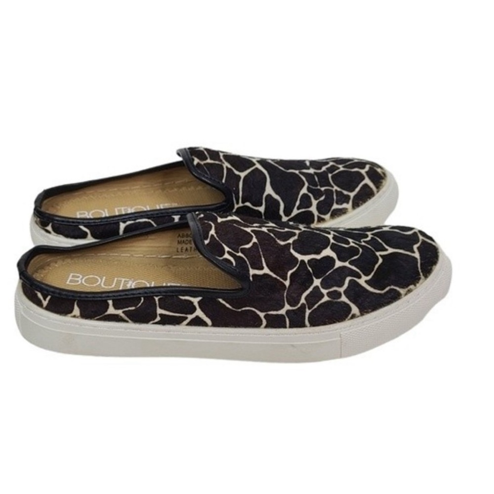 CORKYS Shoes Womens 9 Brown Tan Abbott Animal Print Slip-on Sneakers NWOT